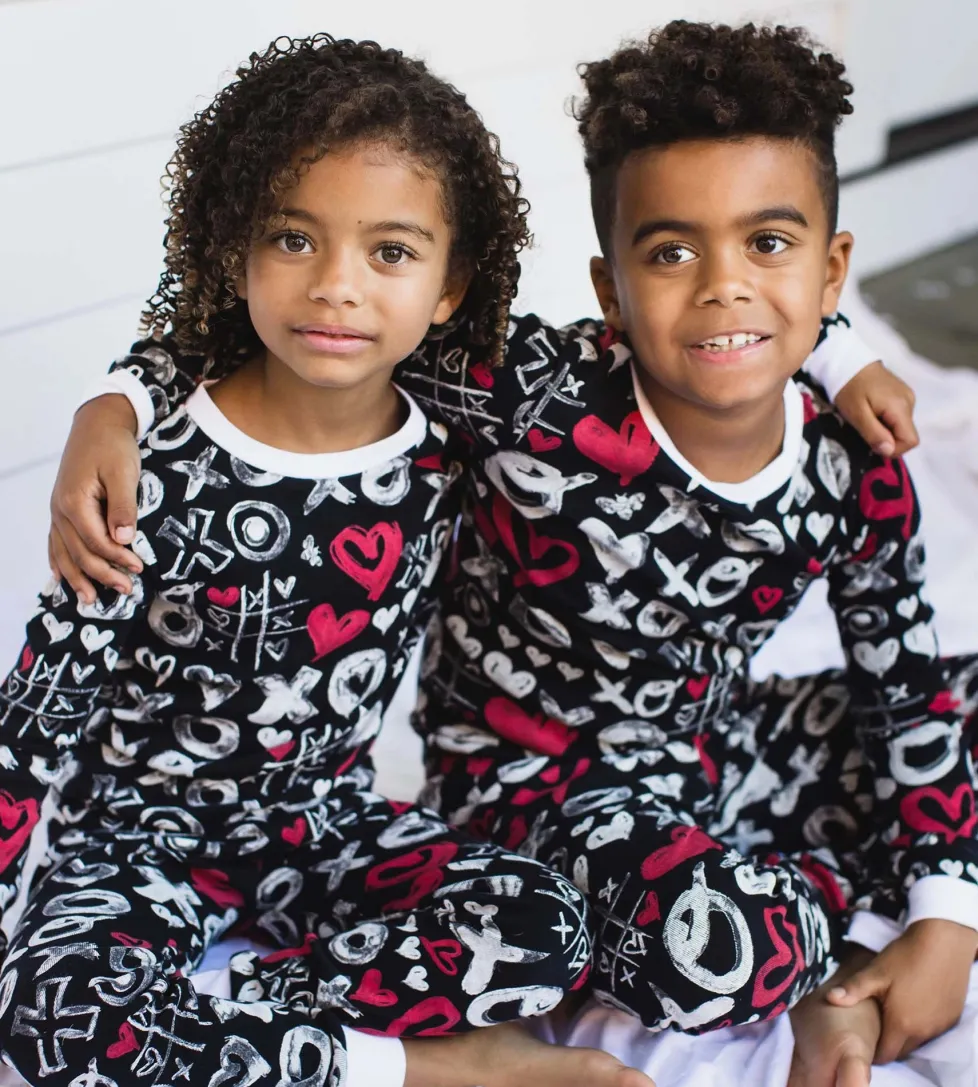 Burt's Bees Organic Two-Piece Pajamas XO Doodles