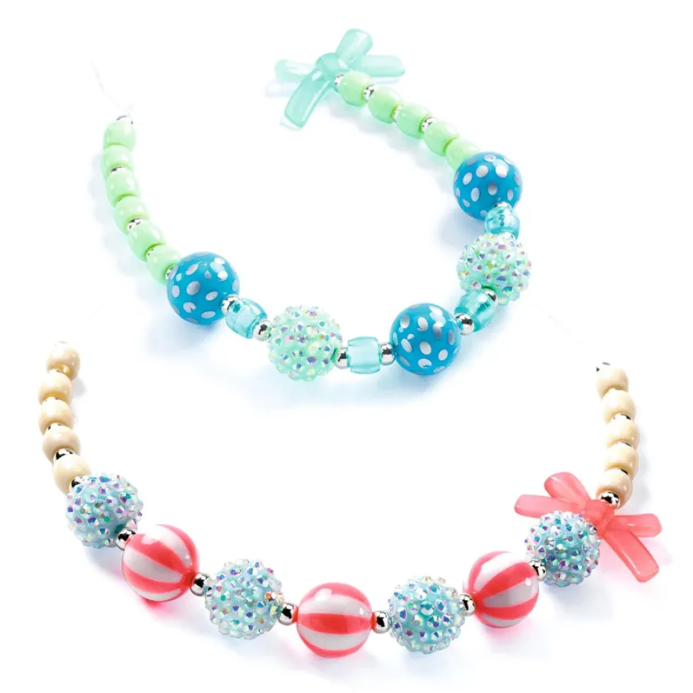 Djeco Bubble Beads - Silver