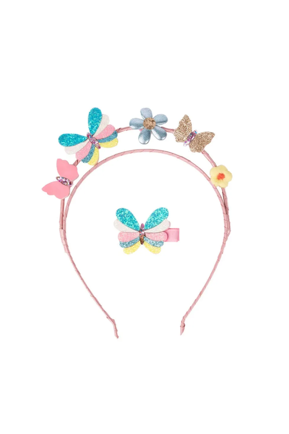 Great Pretenders Headband & Clip: Butterflies for Days