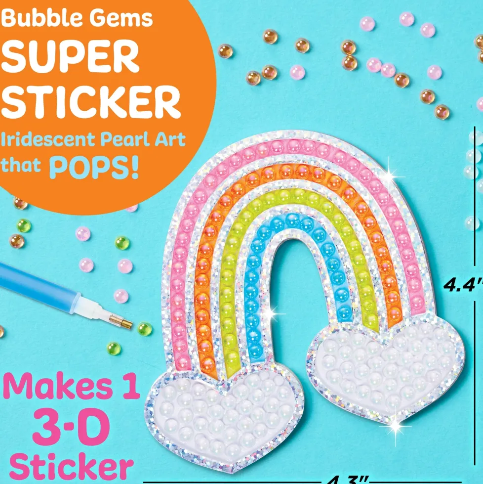 Creativity for Kids Bubble Gems™ Super Sticker Rainbow