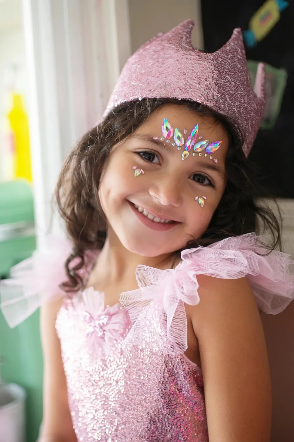 Great Pretenders Face Crystals: Pink Unicorn