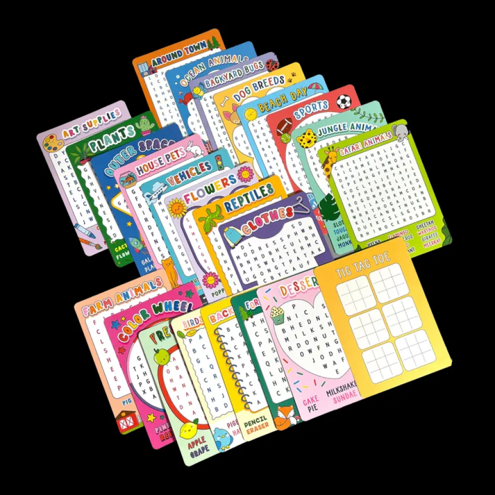 Ooly Word Search Activity Cards