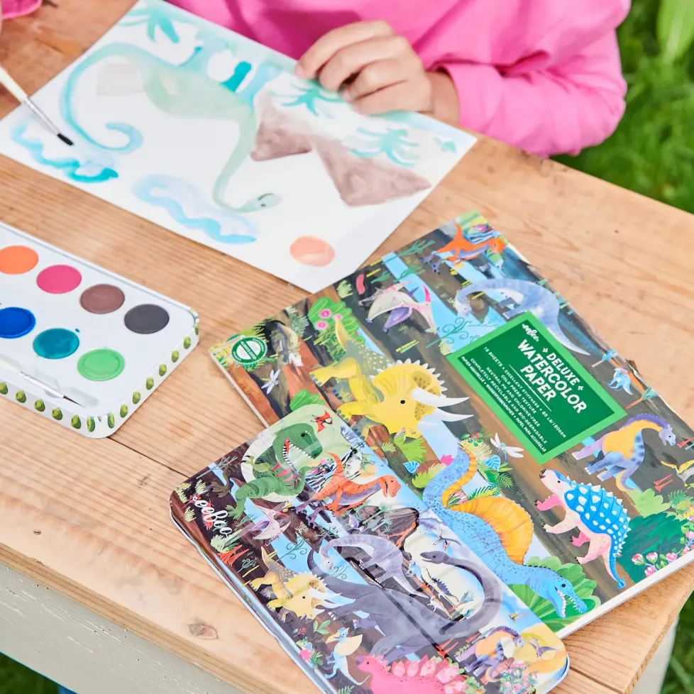 eeBoo Watercolors: Dinosaur