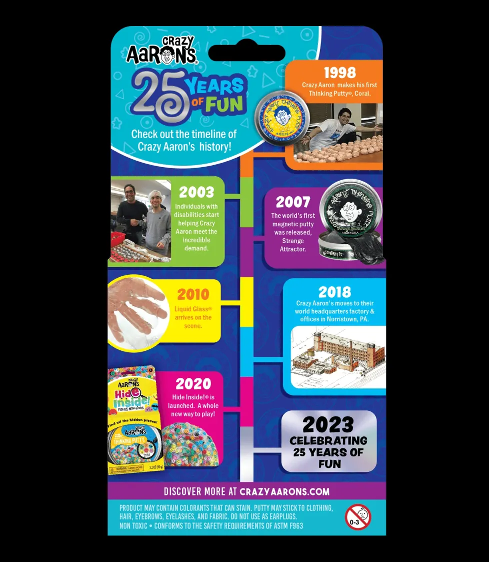 Crazy Aaron's® Thinking Putty® 25th Anniversary
