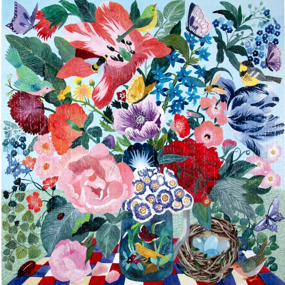 eeBoo 1000 Piece Puzzle Spring Bouquet