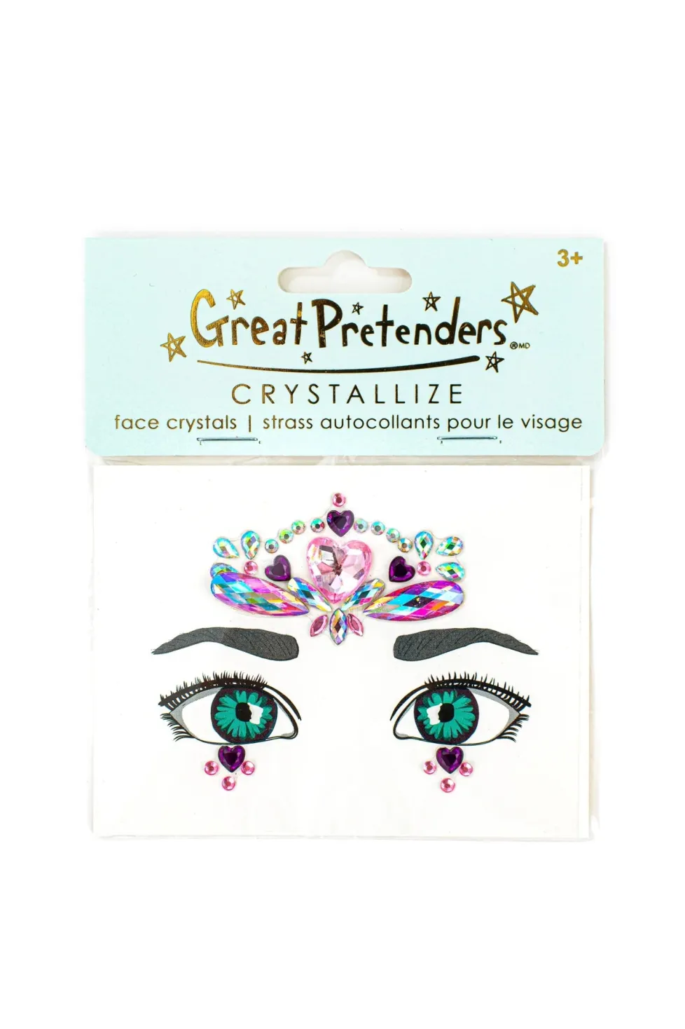 Great Pretenders Face Crystals: Hearts Set