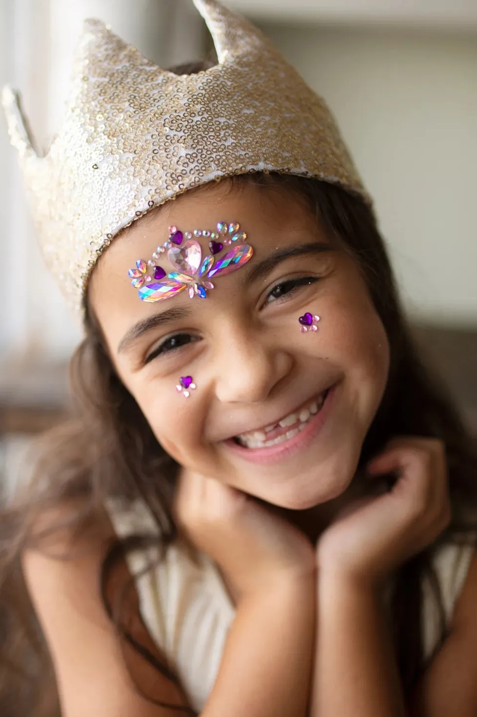 Great Pretenders Face Crystals: Hearts Set