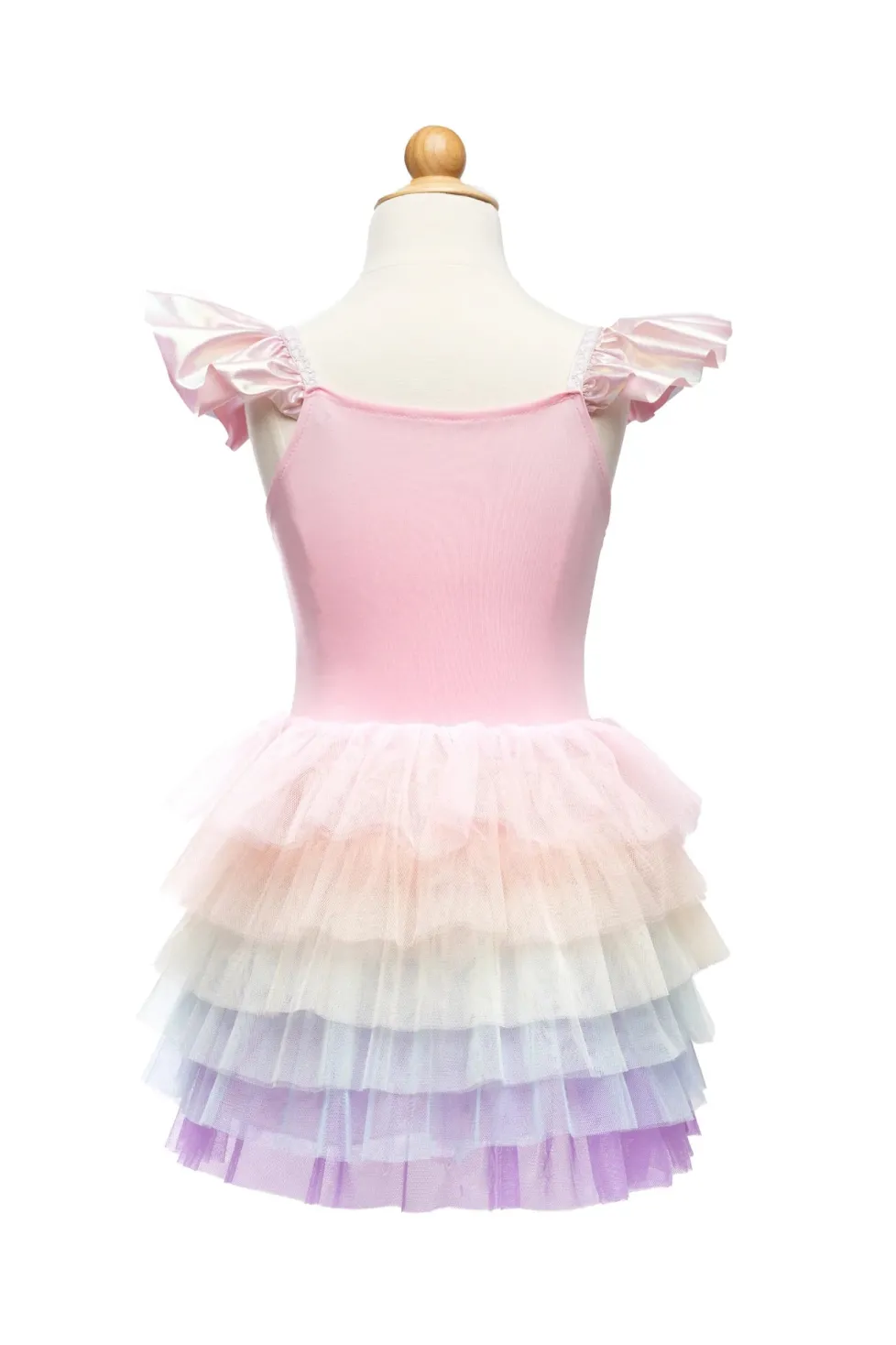 Great Pretenders Rainbow Ruffle Tutu Dress Size 5/6