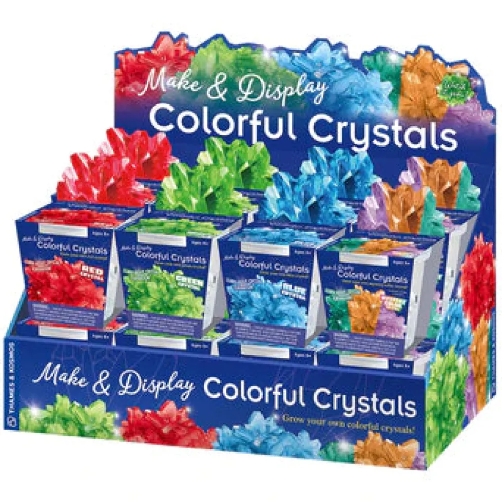 Thames & Kosmos Make & Display: Colorful Crystals