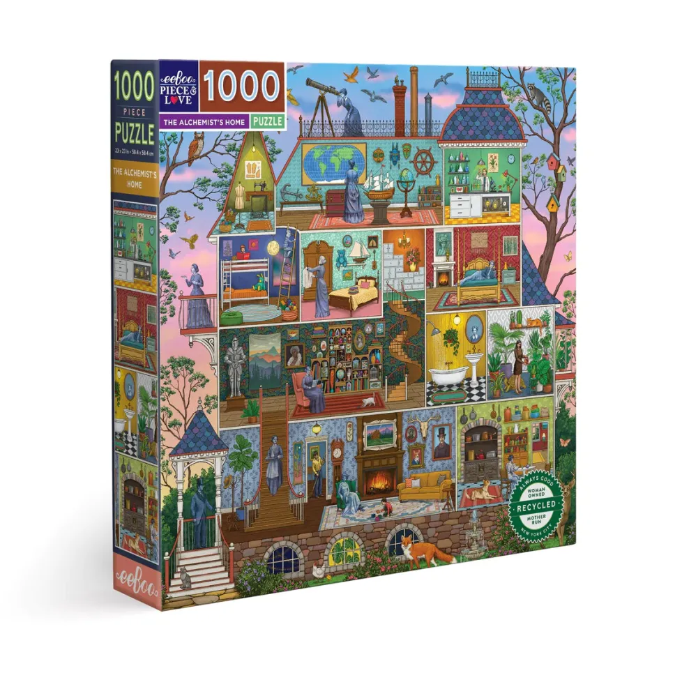 eeBoo 1000 Piece Puzzle Alchemist's Home