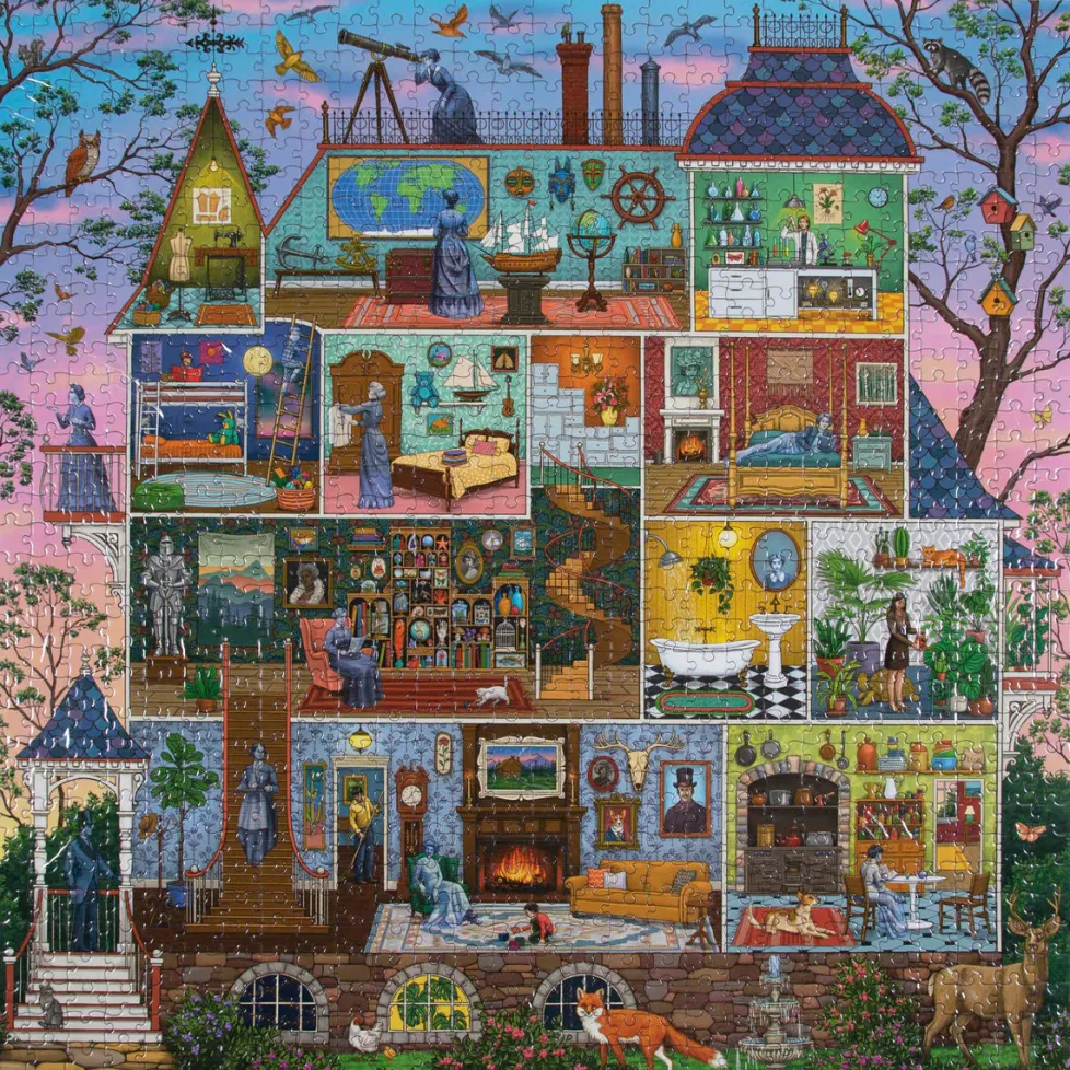 eeBoo 1000 Piece Puzzle Alchemist's Home