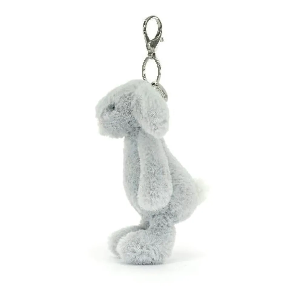 Jellycat Bashful Bunny Silver Bag Charm 7