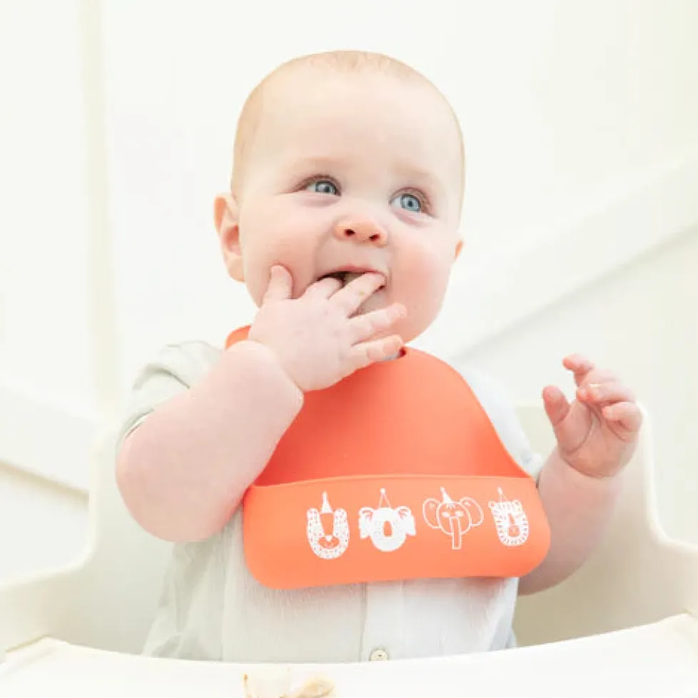 Bella Tunno Little Bites Starter Bib: Party Animals