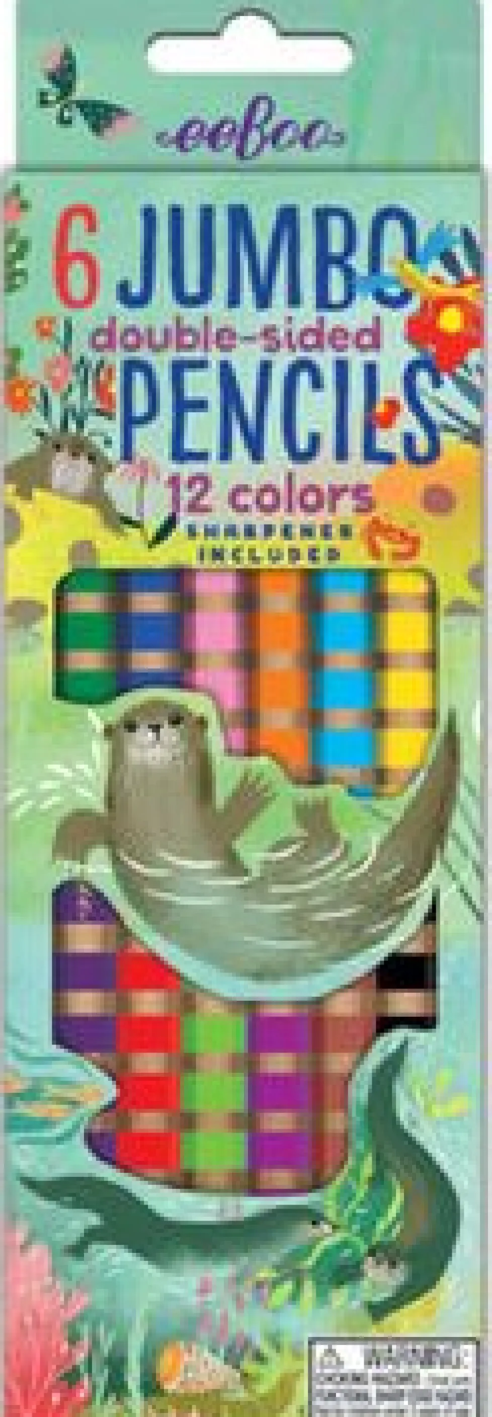 eeBoo Jumbo Color Pencils Otters