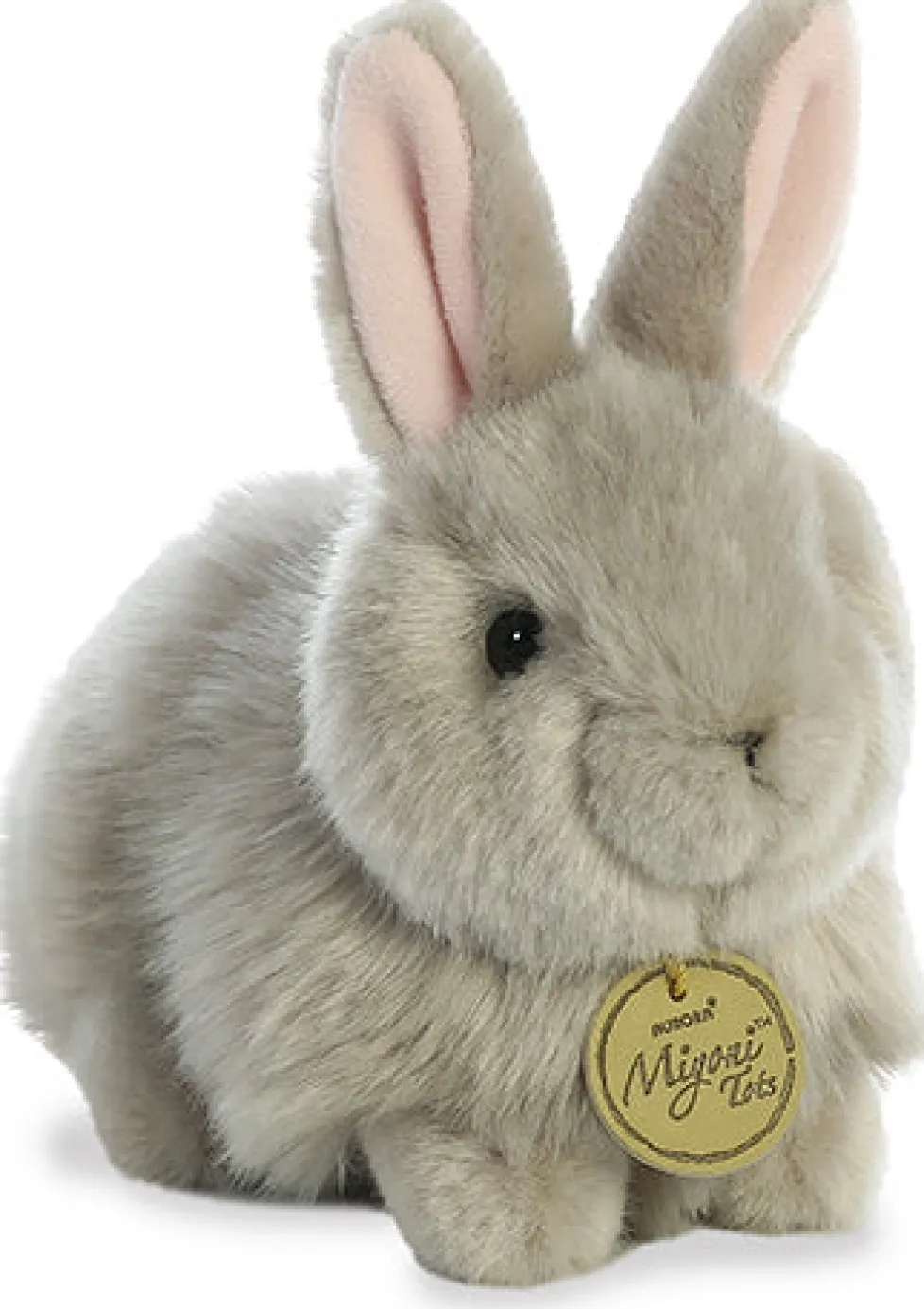 Miyoni Tots by Aurora Angora Bunny Grey 7.5"