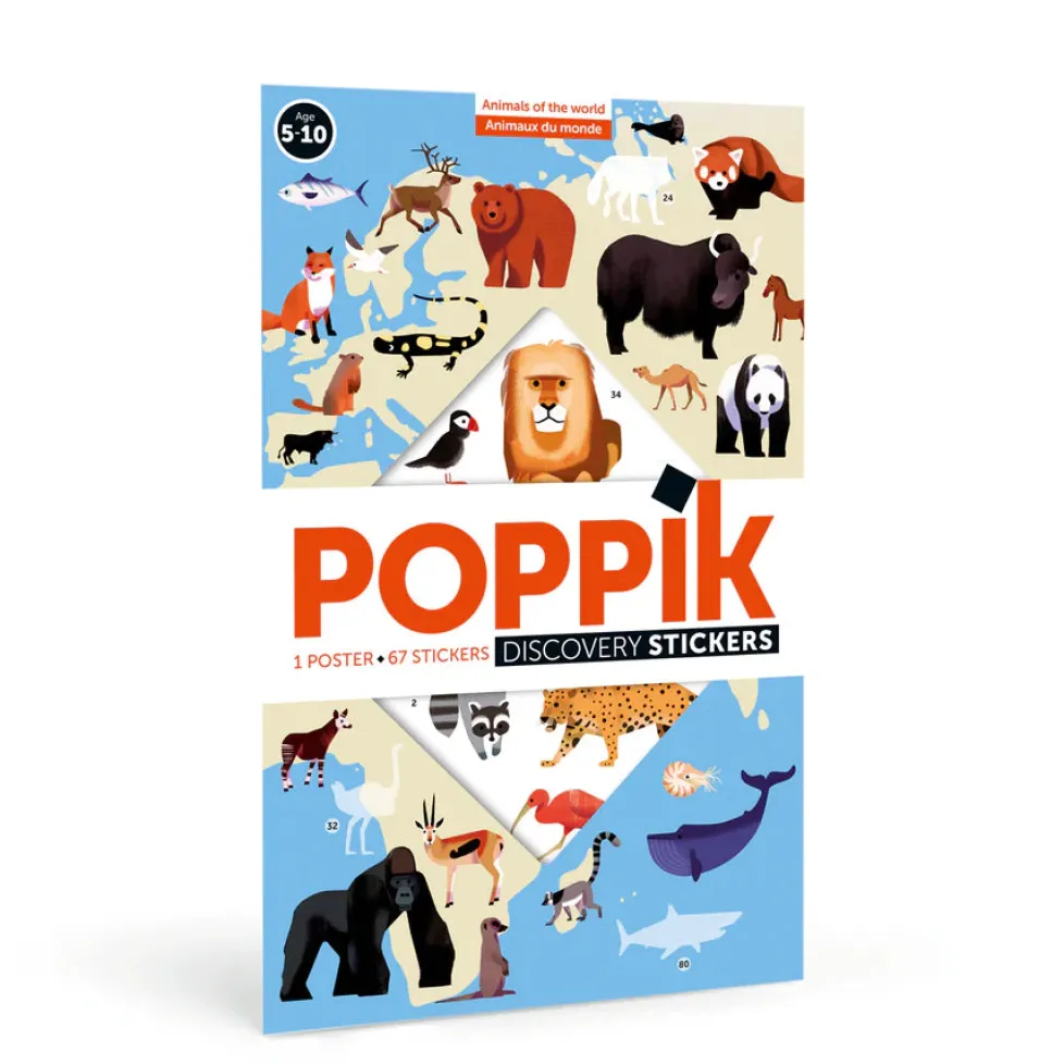 Poppik Discovery Posters - Animals of the World