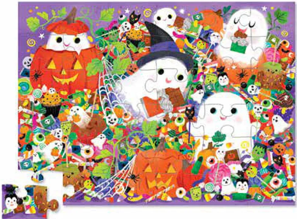 Crocodile Creek 36 Piece Floor Puzzle Trick or Treat