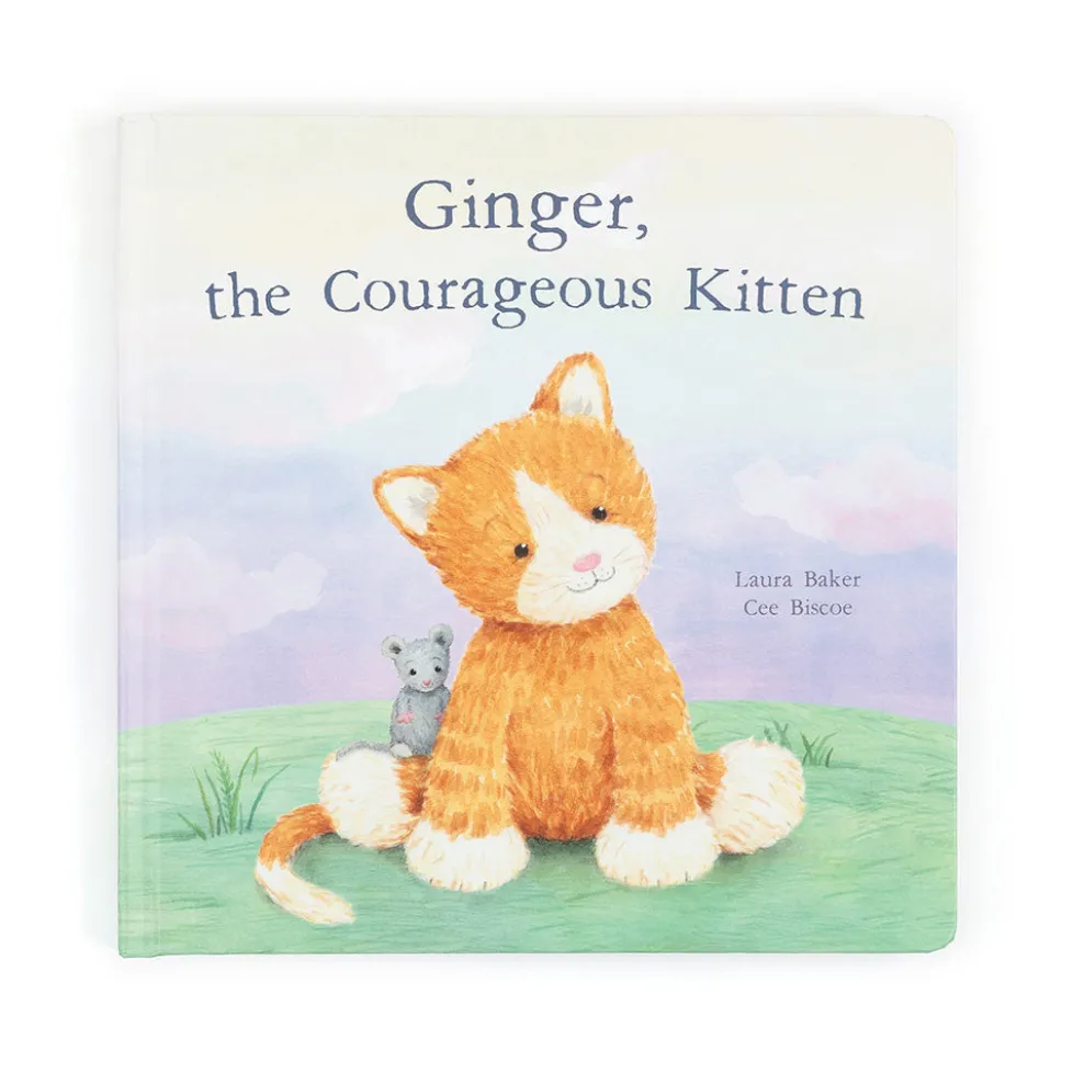 Jellycat Book Ginger the Courageous Kitten