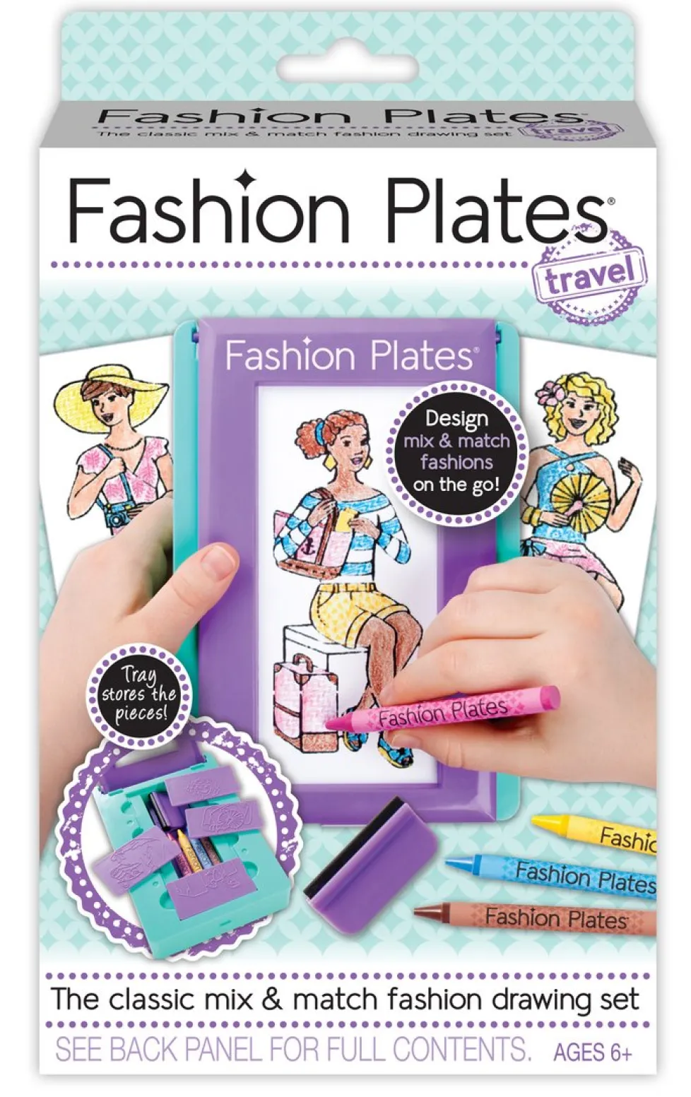 Fashion Plates Travel Set