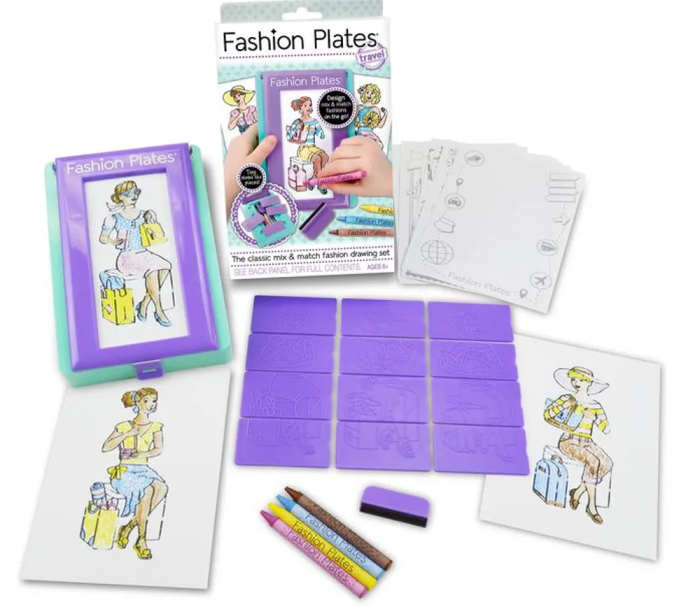 Fashion Plates Travel Set