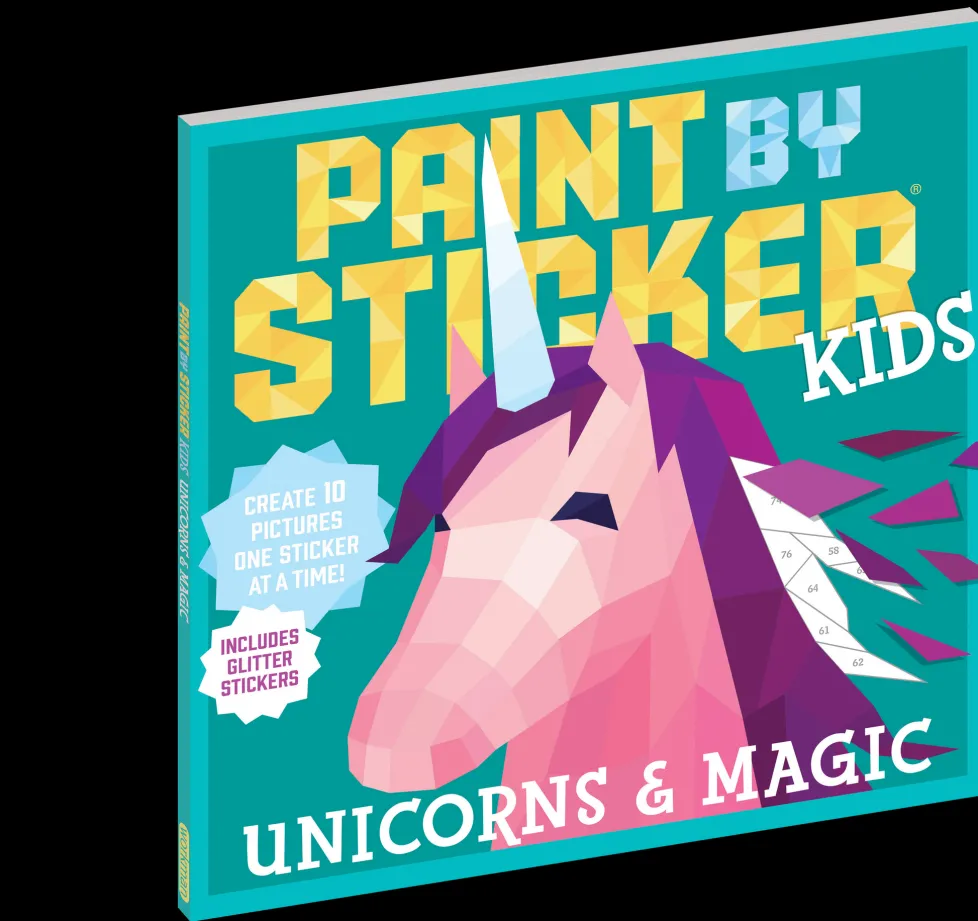 Paint By Sticker Kids: Unicorns & Magic