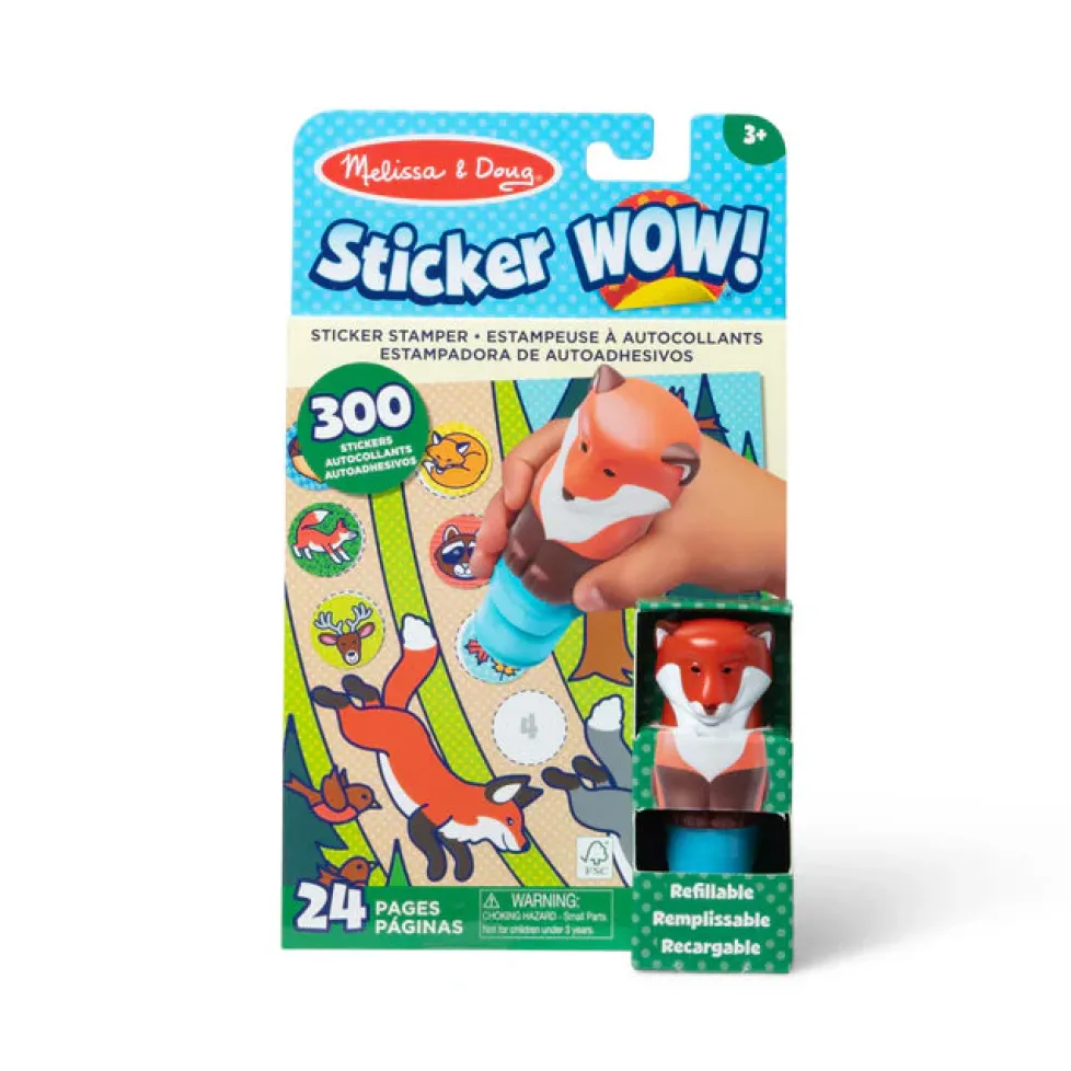 Melissa & Doug® Sticker WOW!® Activity Pad & Sticker Stamper - Fox