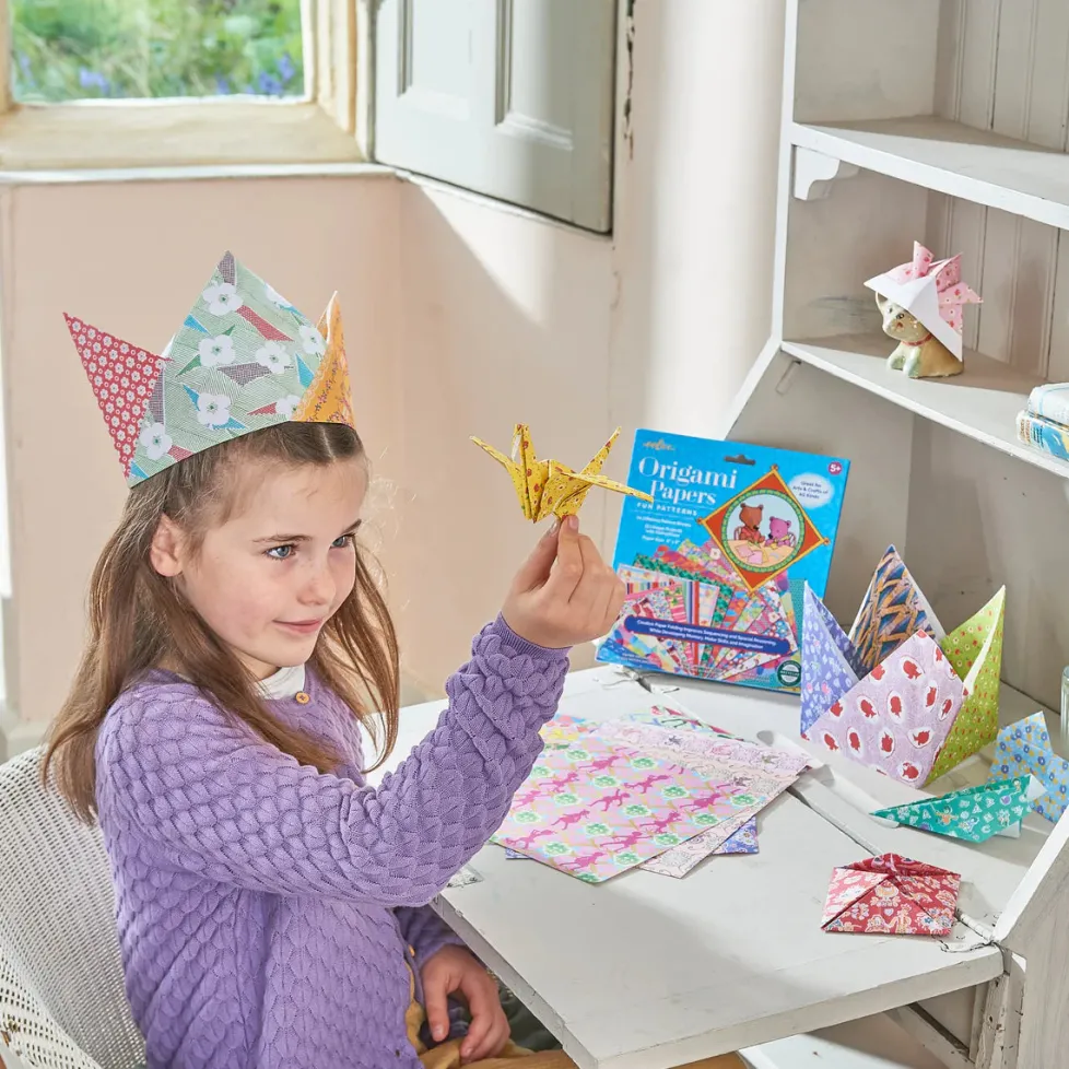 eeBoo Origami Paper: Fun Patterns