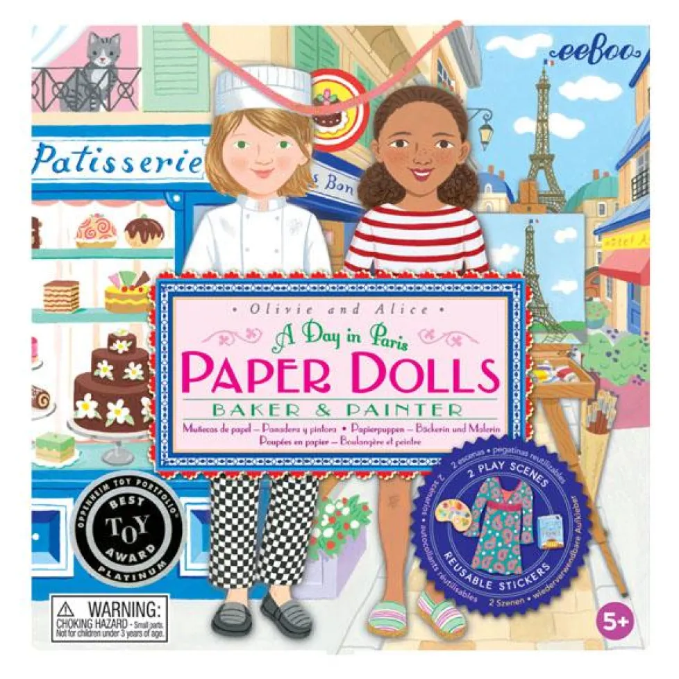 eeBoo Paper Dolls- Baker & Painter