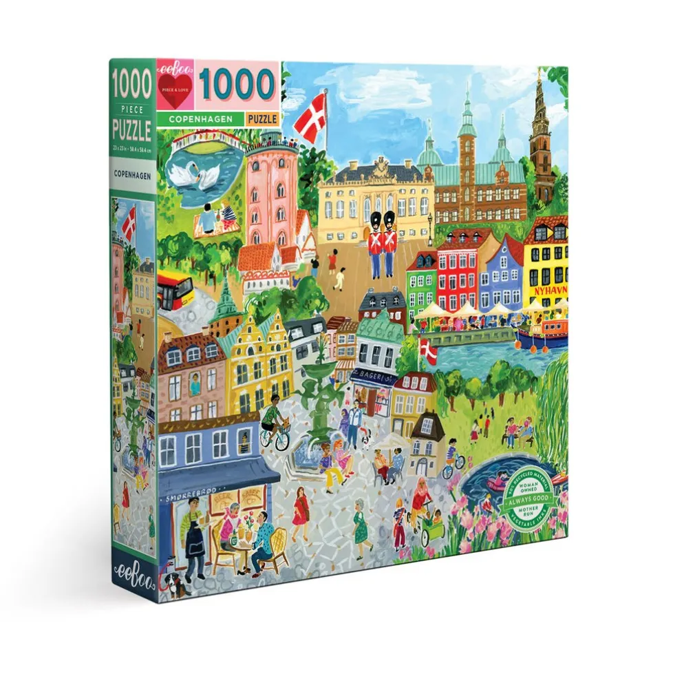 eeBoo 1000 Piece Puzzle Copenhagen