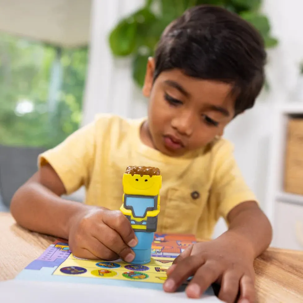 Melissa & Doug® Sticker WOW!® Activity Pad & Sticker Stamper - Bulldozer