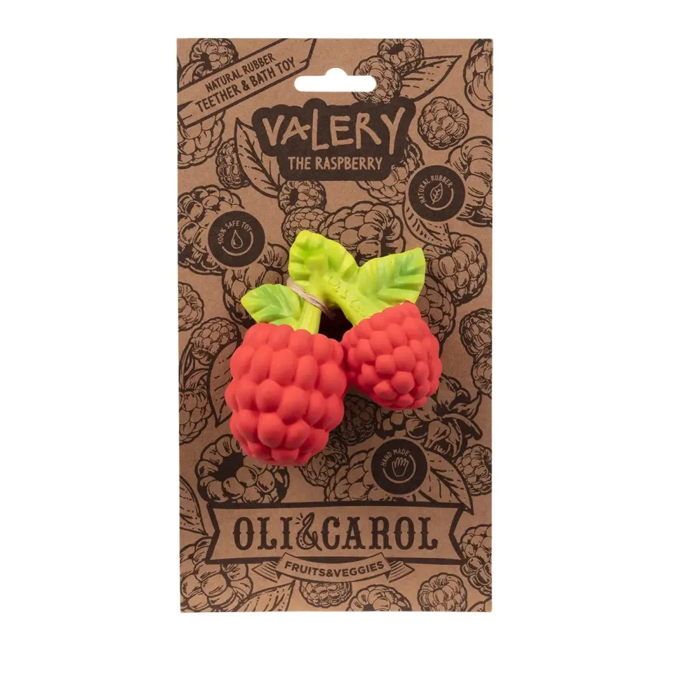 Oli & Carol Teether: Valery the Raspberry