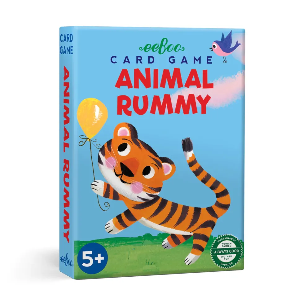 eeBoo Card Game Animal Rummy