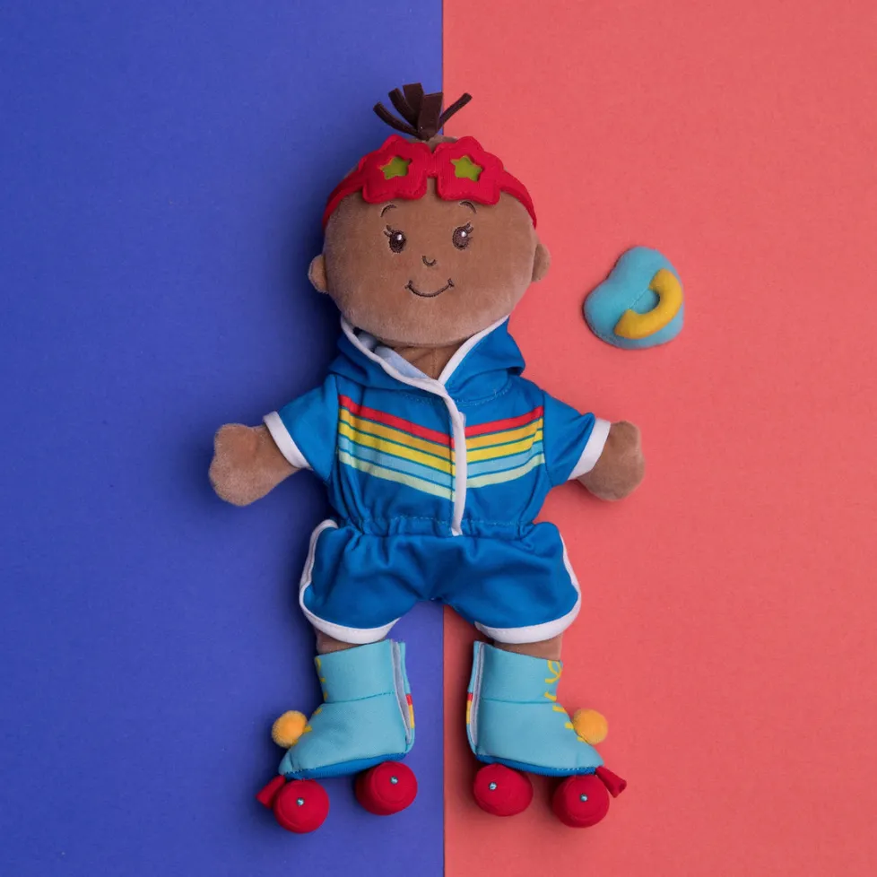 Manhattan Toy® Wee Baby Stella Rainbow Roller Skate Set