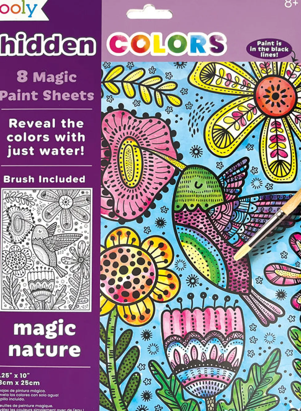 Ooly Hidden Colors Magic Paint Sheets: Magic Nature