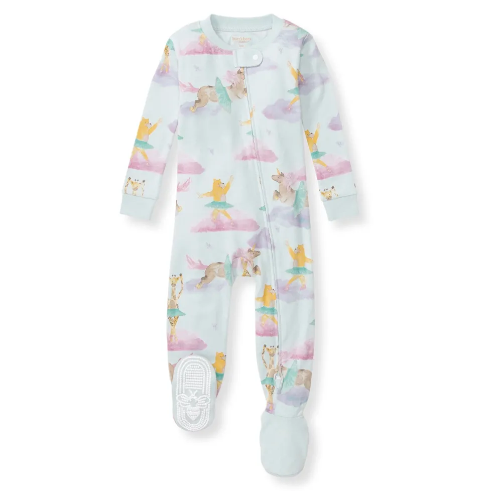 Burt's Bees Organic Baby One-Piece Sleeper Dream Ballet
