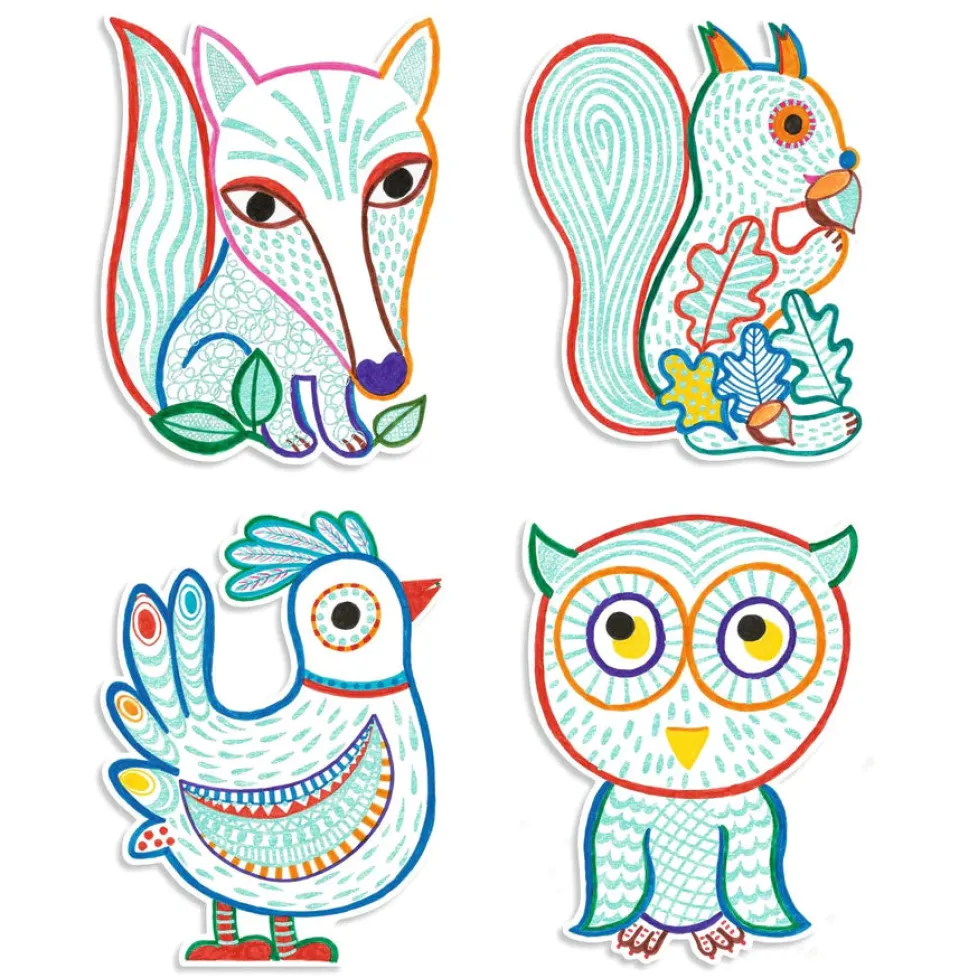 Djeco Coloring: Forest Friends