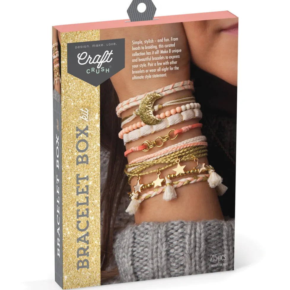 Craft Crush Bracelet Box Kit - Gold