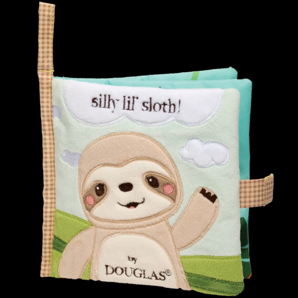 Douglas Baby Soft Activity Book Stanley Sloth 6" (retired)