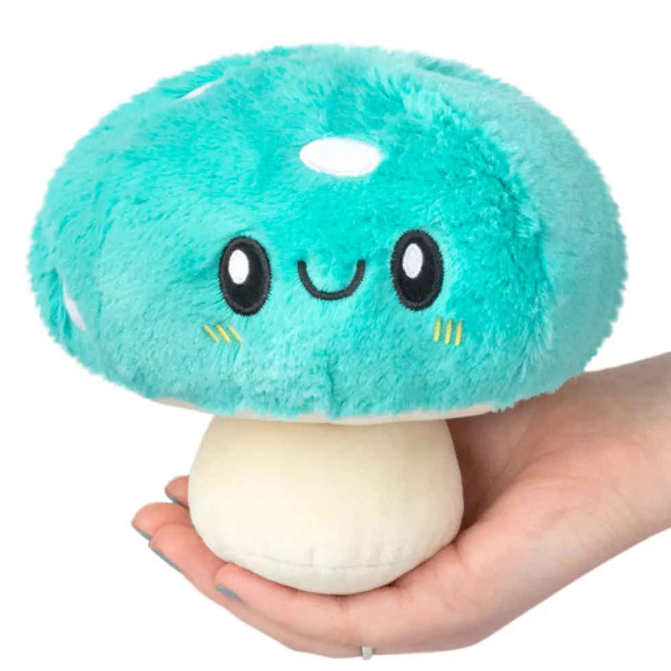 Squishable® Snugglemi Snackers Turquoise Mushroom 6"