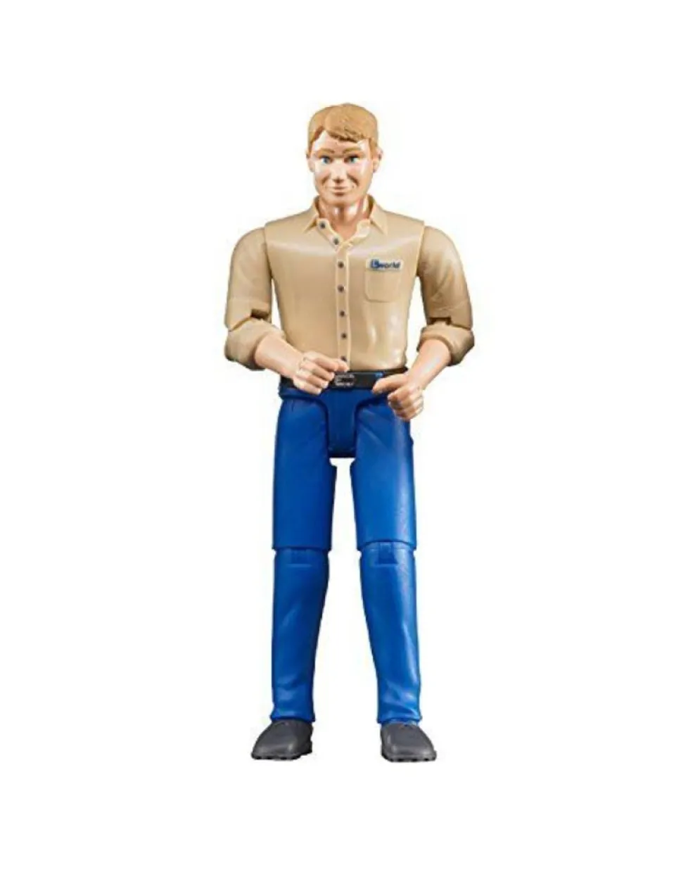 Bruder® Man - Light Skin, Blue Jeans