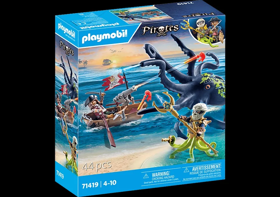 Playmobil Pirates: Battle Against the Giant Octopus 71419