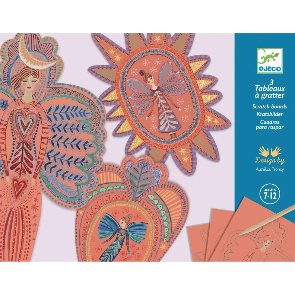 Djeco Scratch Card Activity Set: Angels