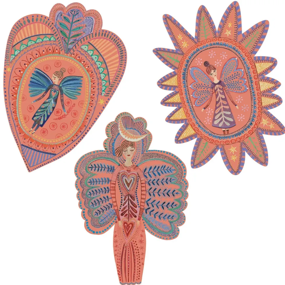 Djeco Scratch Card Activity Set: Angels