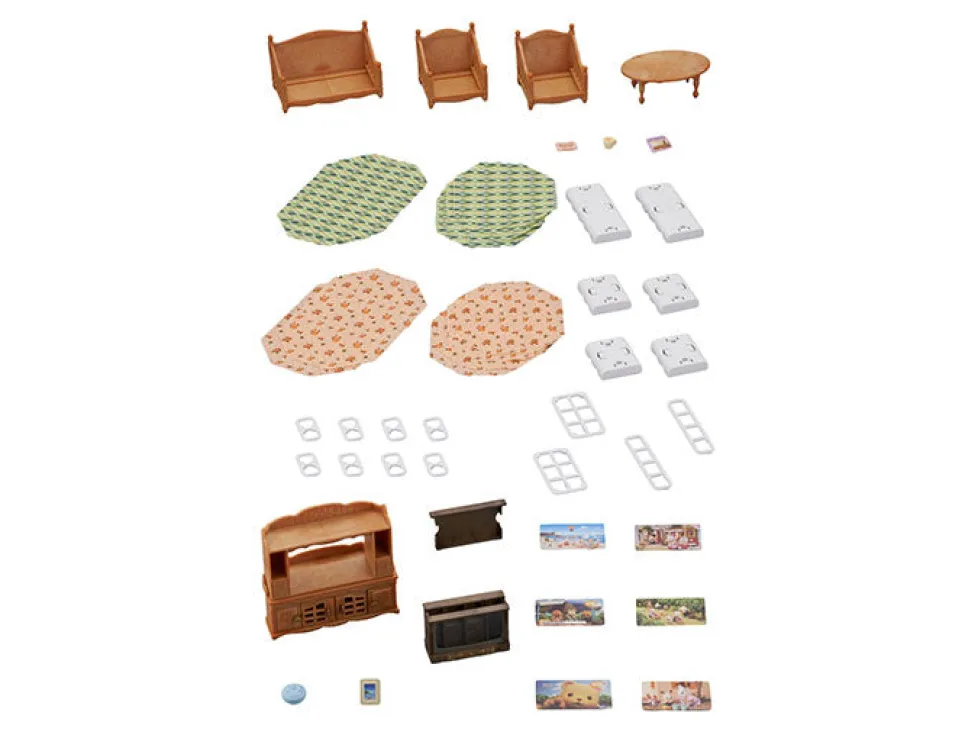Calico Critters Comfy Living Room Set