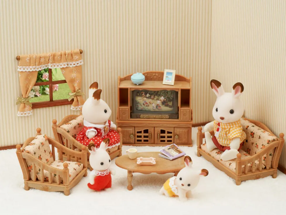 Calico Critters Comfy Living Room Set