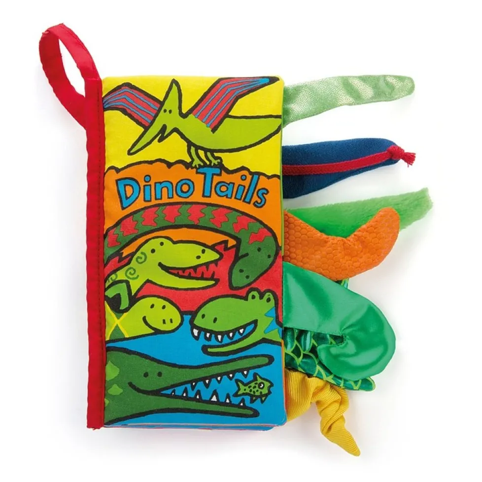Jellycat Soft Book Dino Tails