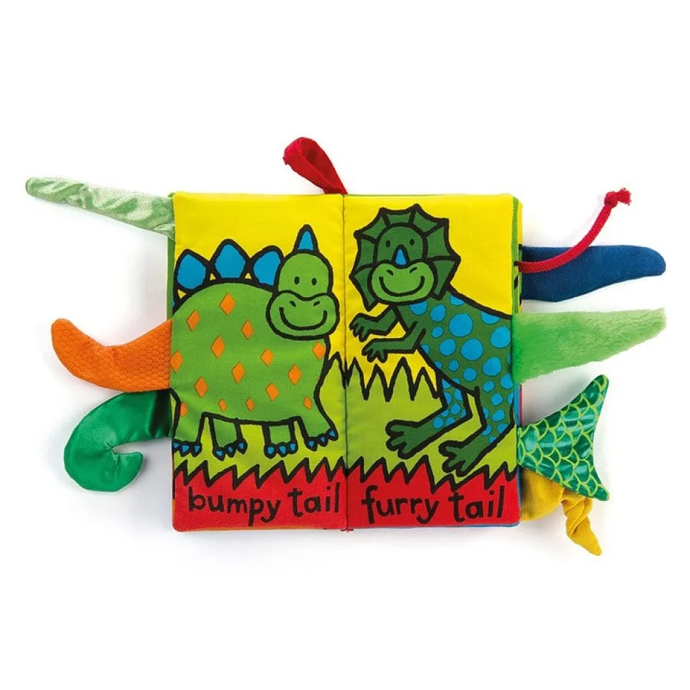 Jellycat Soft Book Dino Tails