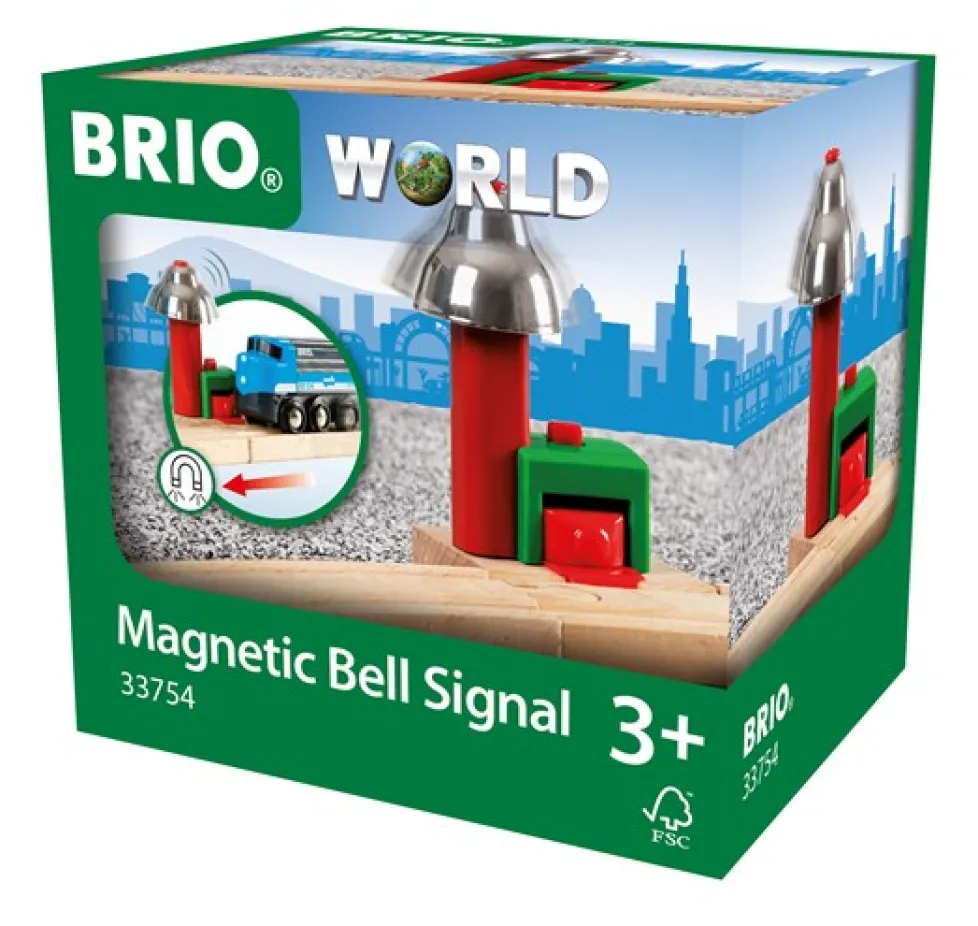 Brio Magnetic Bell Signal for Railway 33754