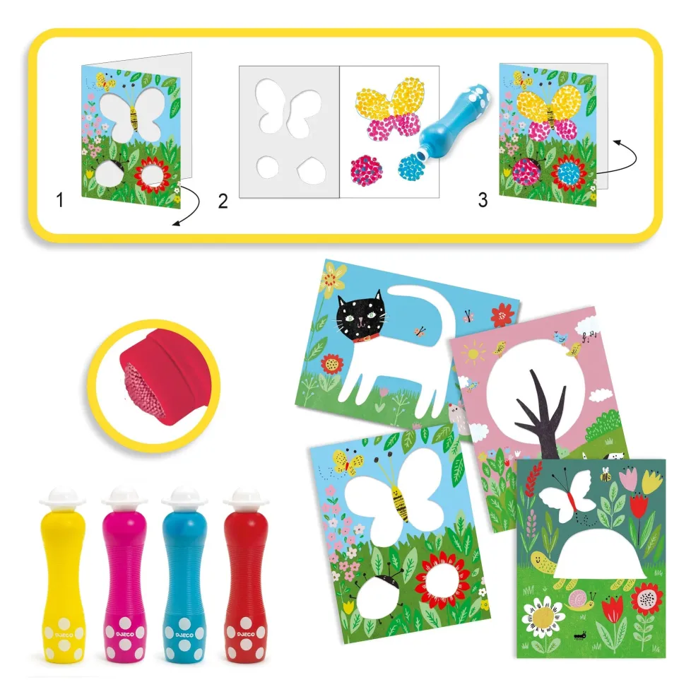 Djeco Small Dot World Painting Craft Kit