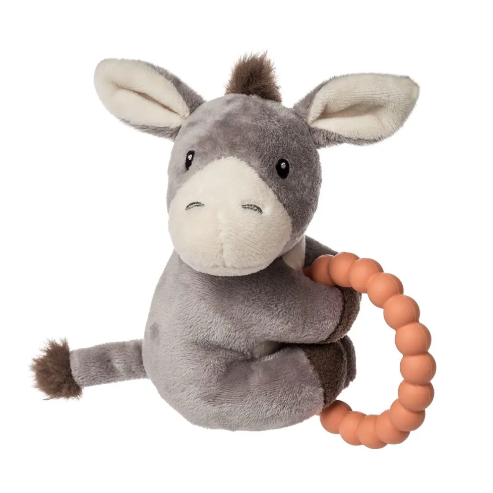 Mary Meyer® Teether Rattle: Dusty Donkey